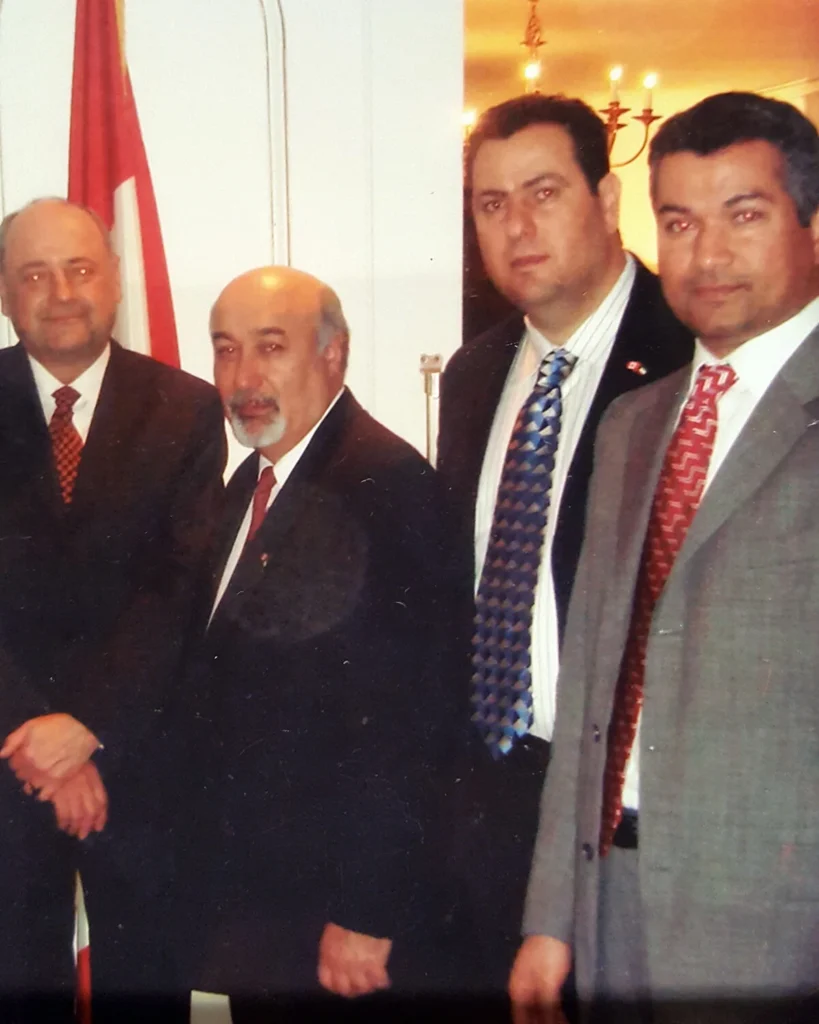 With the former Canadian Ambassador to the State of Kuwait