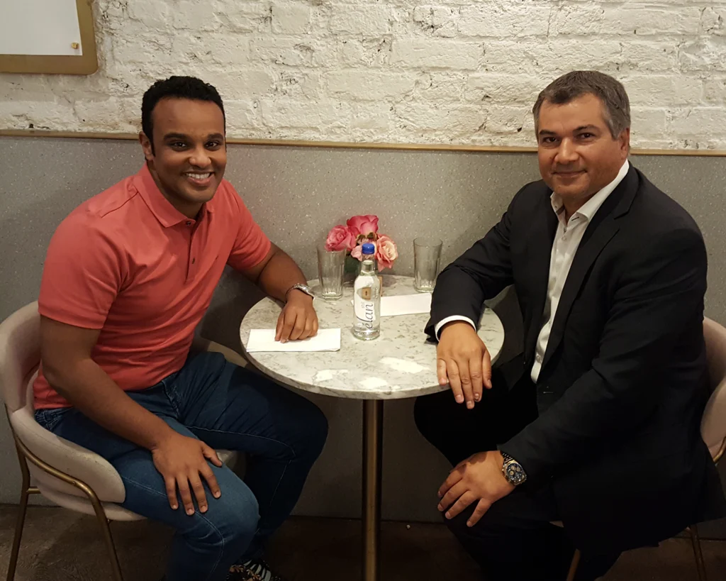In London with Dr. Abdullah Al-Saleh