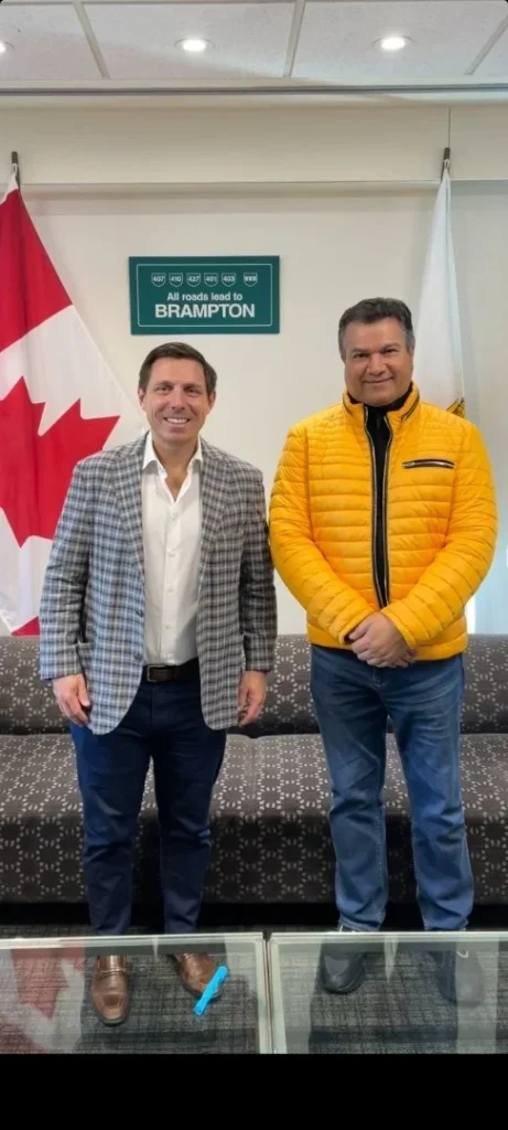 With Patrick Brown, Mayor of Brampton, Ontario