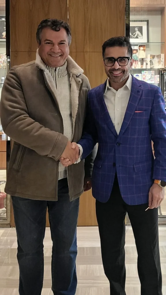 With Sachit Mehra, President of the Liberal Party