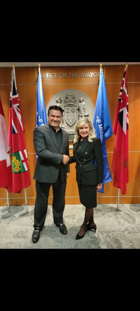 With Bonnie Crombie, former Leader of the Ontario Liberal Party and former Mayor of Mississauga