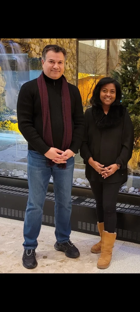 With Annette Groves, Mayor of Caledon, Ontario