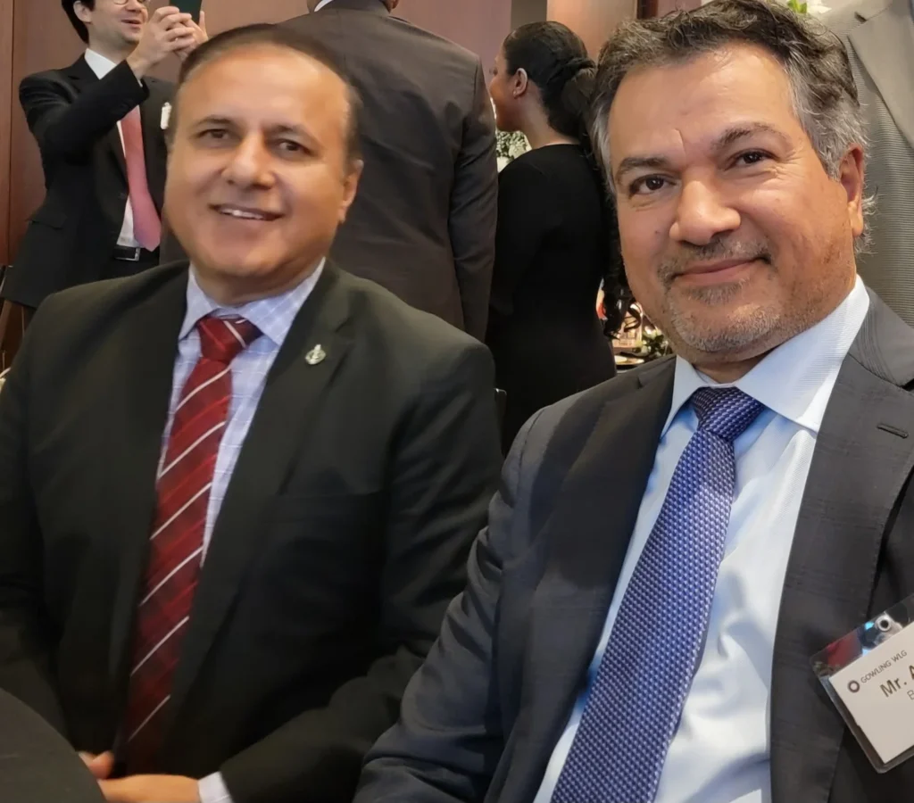 With Shafqat Ali, MP and President of the Treasury Board