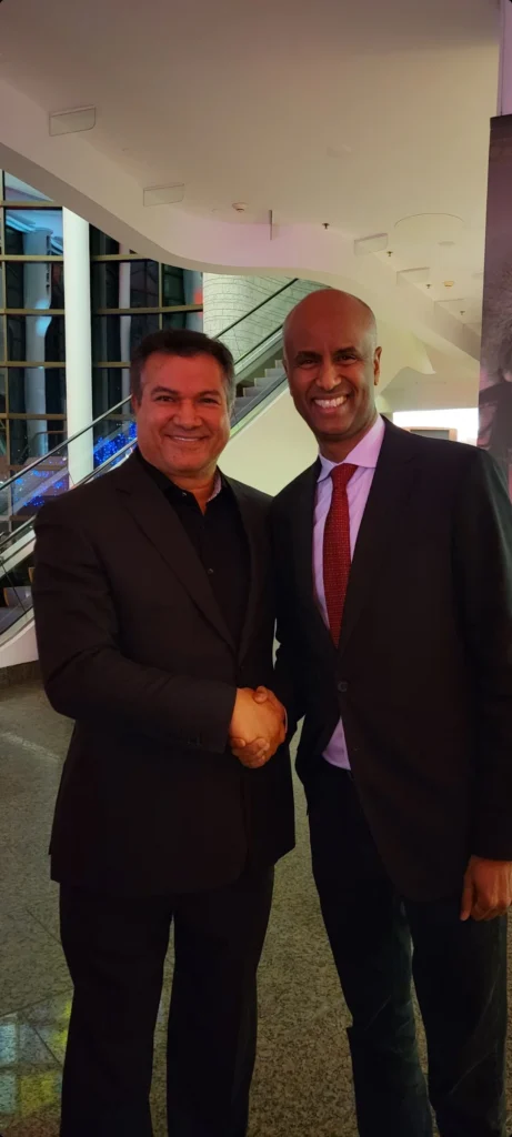 With the Honourable Ahmed Hussen, MP