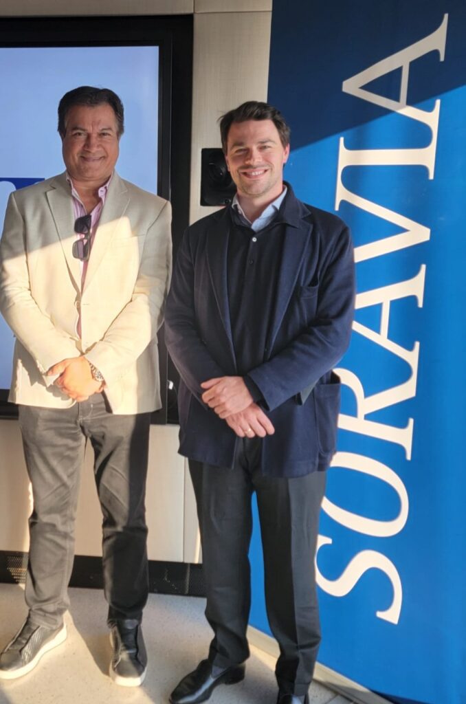 In Vienna, with Carlo Soravia, President of Soravia Investment & Development Group