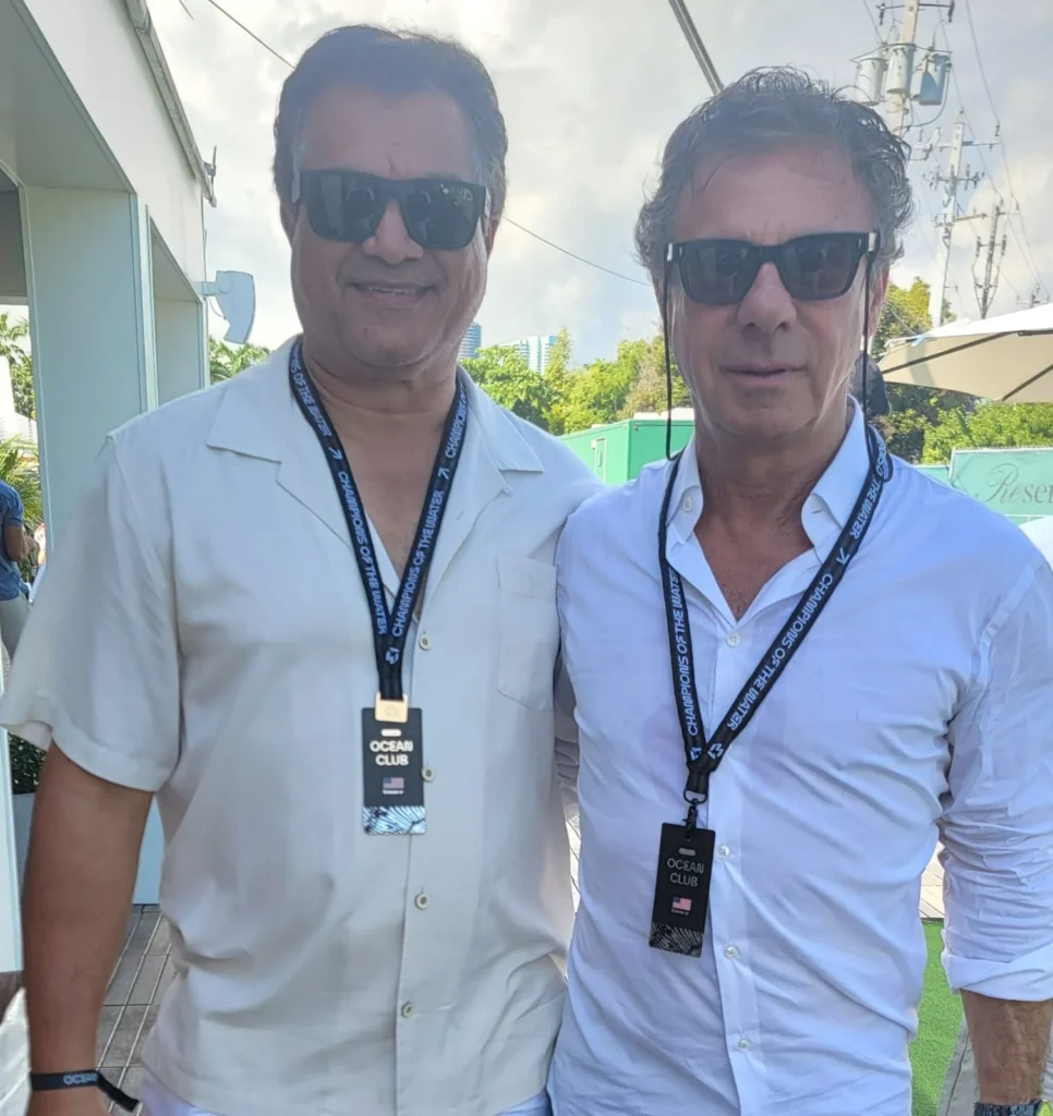 At the E1 Race, with Ugo Colombo, Founder & CEO of the CMC Group (www.cmcgroupmiami.com)