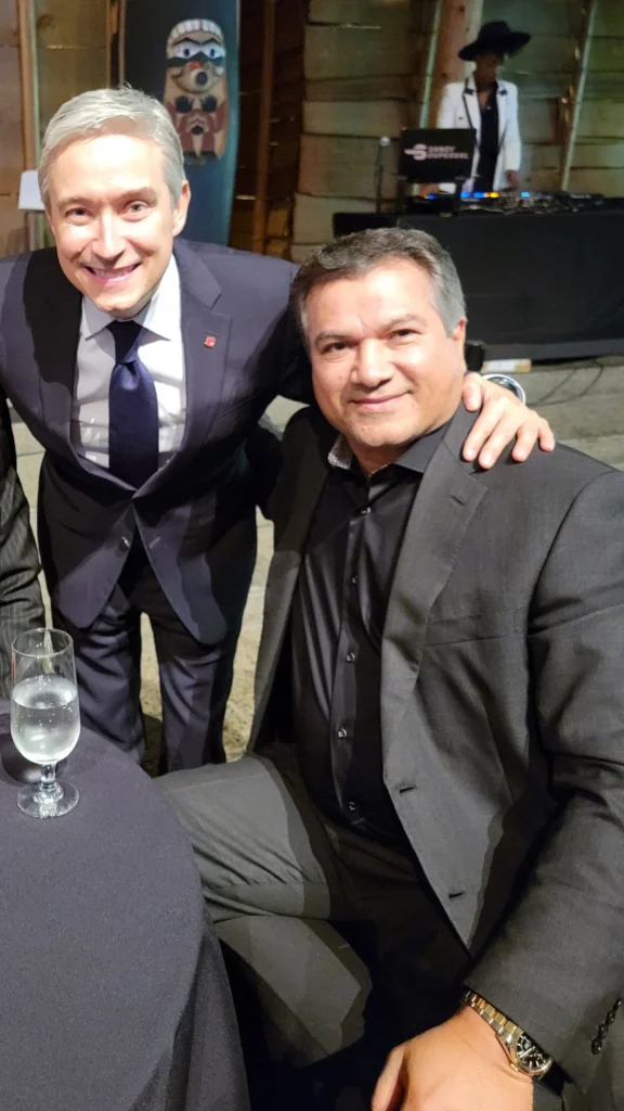 With François-Philippe Champagne, MP and Minister of Finance and National Revenue