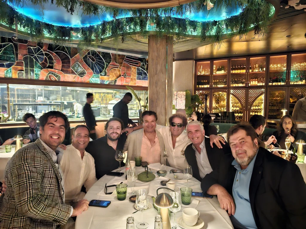 With Romero Britto (Britto.com), Aymeric Bianchi (LVMH.com), Daniel Fish (angelfishholding.com), Davide J. Di lulio and Wolfgang Herz (Fortune Christie’s International)