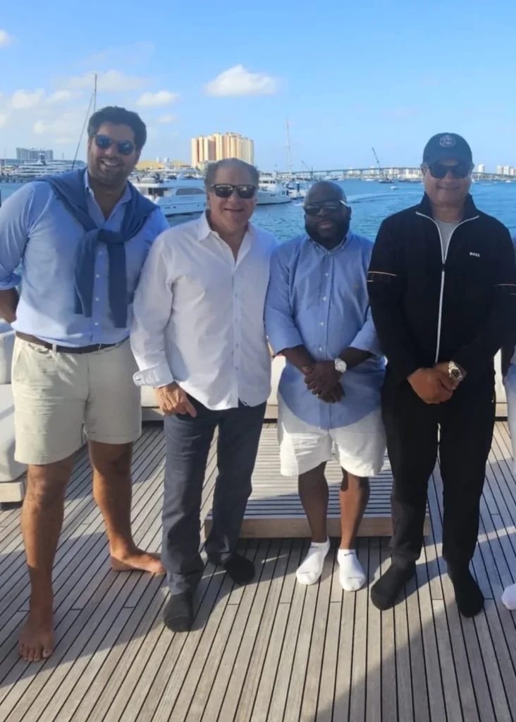 With friends in West Palm Beach, Miami