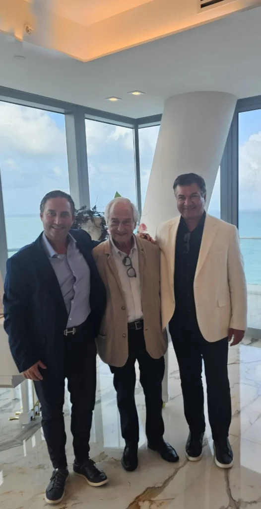 With Sergio and Manuel Grosskopf, West Palm Beach, Miami