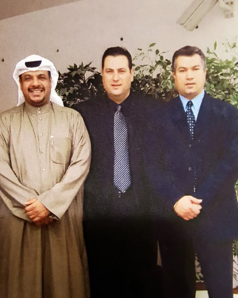 With His Excellency Sheikh Ahmad Mansour Al-Ahmad Al-Sabah, the former Deputy Prime Minister and Minister of Defense of the State of Kuwait