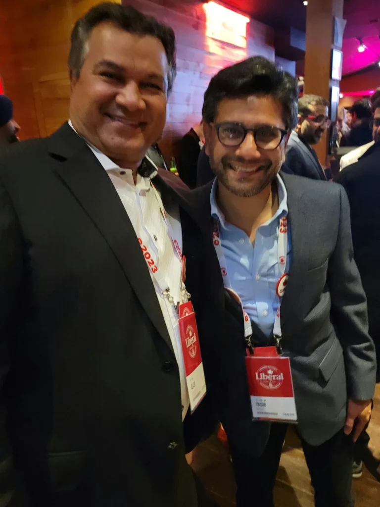With Yasir Naqvi, Member of the House of Commons of Canada