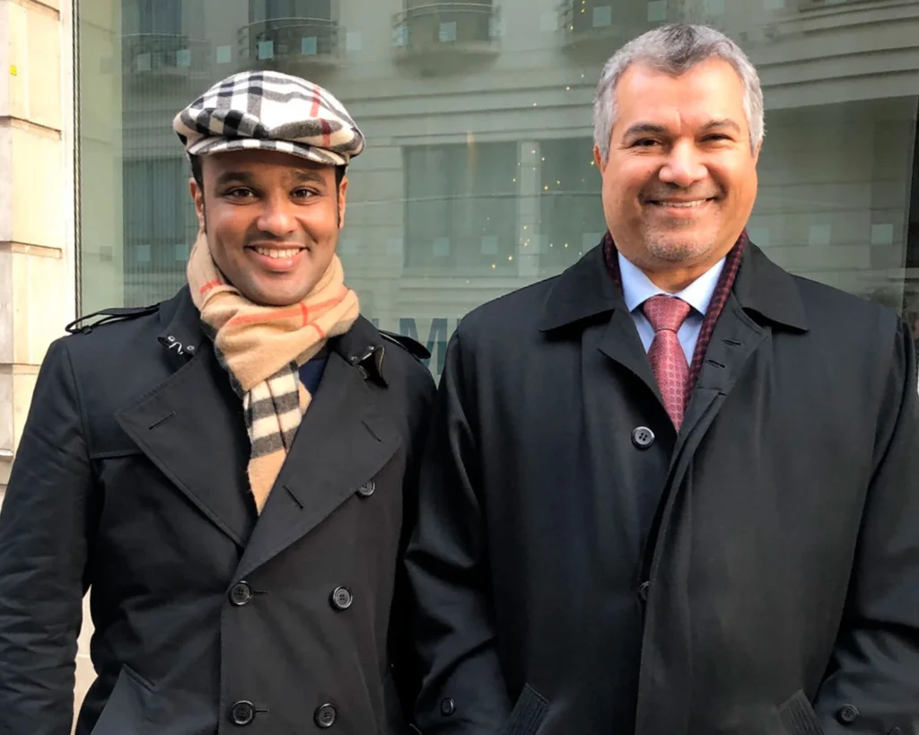 In London with Dr. Abdullah Al-Saleh