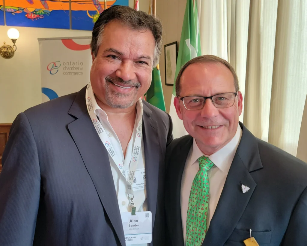 With MPP Mike Schreiner, Leader of the Green Party of Ontario