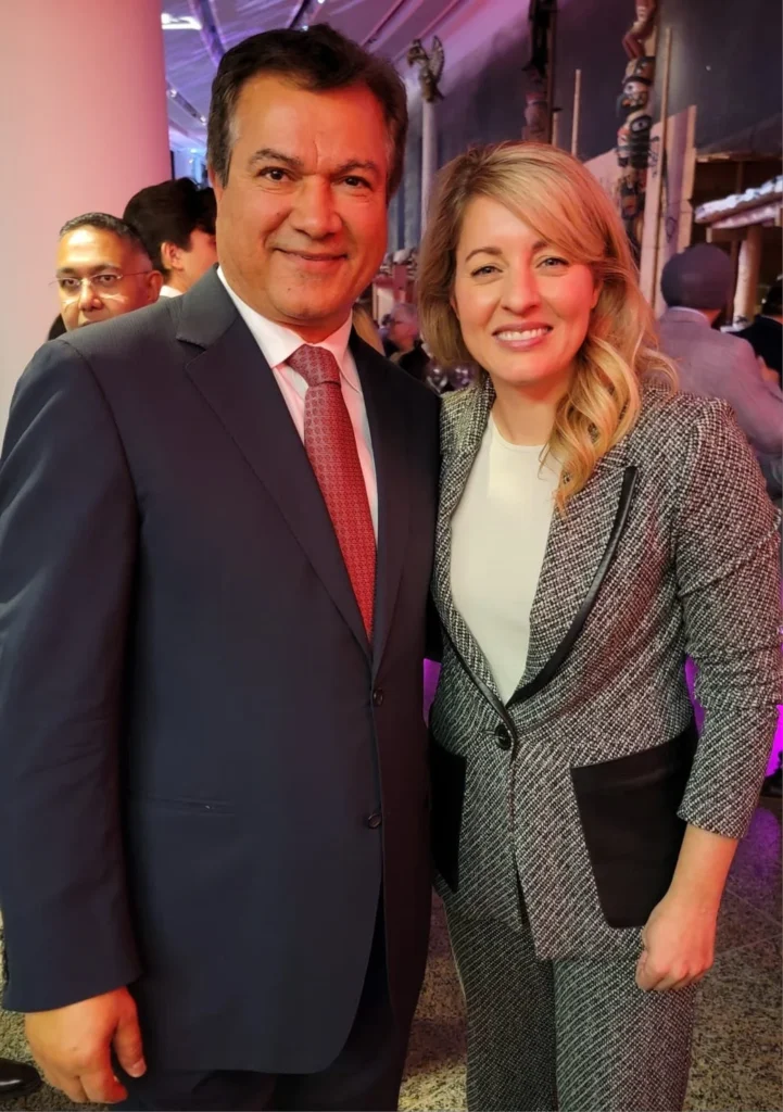 With the Minister of Industry, Registrar General of Canada & Minister responsible for Canada Economic Development of Quebec Regions, Mélanie Joly