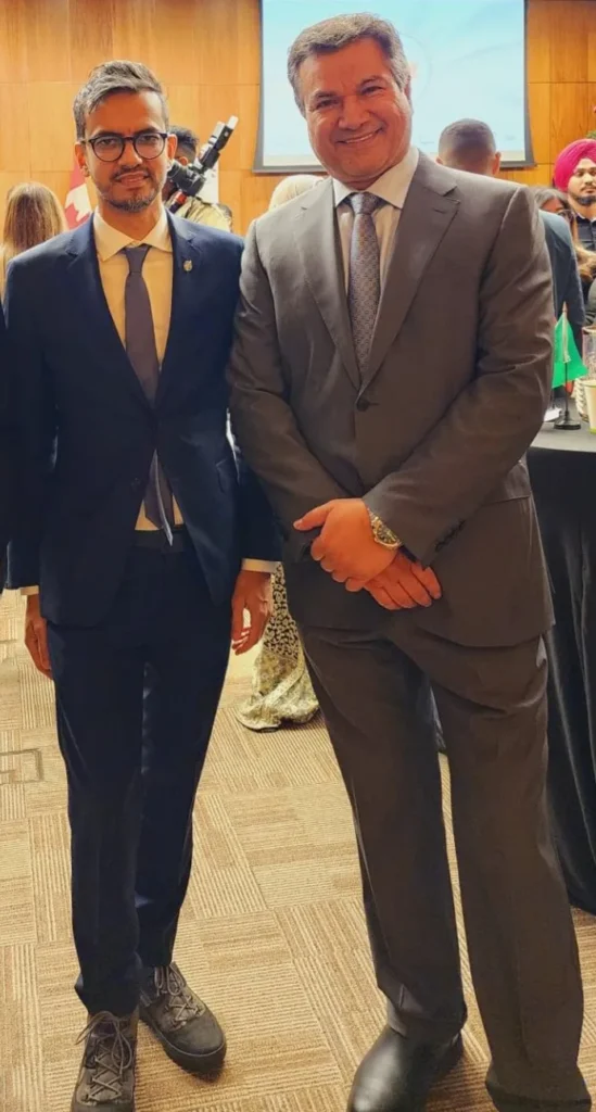 With MP Sameer Zuberi